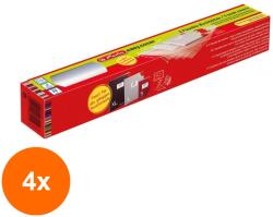 Pelikan Set 4 x 5 Invelitori Ajustabile PP Easy Cover, 585 x 340 mm, 24 Colturi + 5 Etichete (REH-4xHRZ-50014743)