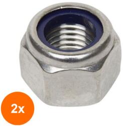 Schaefer-Peters Set 2 x Piulita Hexagonala Autoblocare 985 Inox A2-M20 (COR-2x0985220S)