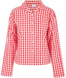 Linea Пижама Linea Women's Boxy Relaxed Fit Long Sleeve Pyjama Top - Red/White