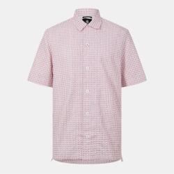 G-Star RAW Риза с къс ръкав G Star Resort Short Sleeve Shirt - Acid Red/Milk