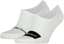 Calvin Klein Чорапи Calvin Klein Men's Liner Invisible Socks - White/Black