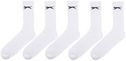 Slazenger Мъжки чорапи Slazenger 5 Pack Crew Socks Mens Size 12+ - White