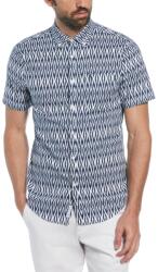 Original Penguin Риза с къс ръкав Original Penguin Men's Diamond Pattern Short Sleeve Shirt - Sargasso Sea