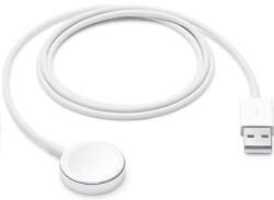 Apple MT0H3ZM/A mágneses adatkábel, töltőkábel USB, 1m, Apple Watch 1, 2, 3, 4, 5, 6, 7, 8, 9, Ultra, SE modellekhez fehér, gyári