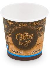 WIMEX Papírpohár (PAP/PE) "Kávé elvitelre" Ø62mm 110ml `0.08L/4oz/XS` [50 db]