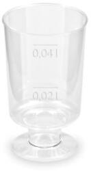WIMEX Kristályüveg (PS) száron Ø38mm 2cl/4cl [20 db]