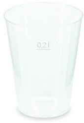 WIMEX Újrahasználható visszaváltható pohár (PP) Ø68mm 0, 2L [40 db]