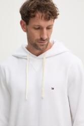 Tommy Hilfiger felső fehér, férfi, sima, kapucnis, MW0MW37230 - fehér L