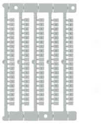 Siemens 8WA8361-0AB sorkapocs jelölő, 5x7mm, függőleges, 1 … 20, 3 x [3× (1 … 20) + 1× (1 … 8)] (204db/cs) - Készlet erejéig! ! ! (8WA83610AB)