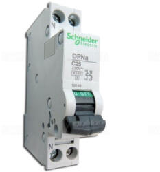 Schneider Electric ACTI9 Dpna Vigi áram-védőkioldó, A osztály, 1P+N 25A C 4, 5kA 19148 Schneider - Készlet erejéig! ! ! (19148)