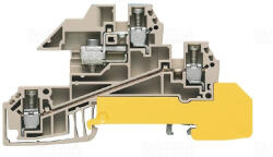 Weidmüller Sorkapocs emeletes 2, 5mm2, bézs WDL 2.5/S/NT/L/PE 1030600000 Weidmüller (1030600000)