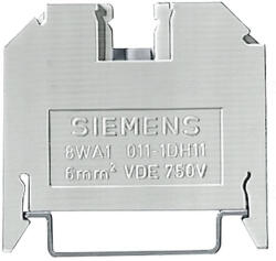 Siemens 8WA1011-1BH23 sorkapocs, 6mm2, kék - Készlet erejéig! ! ! (8WA10111BH23)