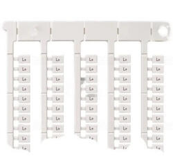 Siemens 8WA8360-1AC sorkapocs jelölő, 5x7mm, vízszintes, L1, L2, L3, N, PE, 3 x [9× (L1 … PE) + 1× (L1 … L3)] (144db/cs) - Készlet erejéig! ! ! (8WA83601AC)