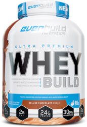 Everbuild Nutrition Nutrition - Ultra Premium WHEY BUILD 454 g / 908 g / 2270 g - 2270, Deluxe Chocolate Shake - Tejsavó fehérje koncentrátum