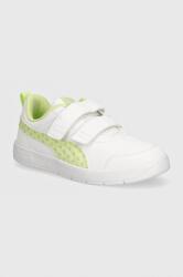 PUMA gyerek sportcipő Courtflex V3 Dotty zöld, 398758 - zöld 28