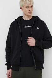 Dickies felső SUMMERDALE ZIP THROUGH fekete, férfi, sima, kapucnis, DK0A4YQA - fekete L