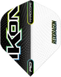 Red dragon darts Dart toll Red Dragon Ikon fekete és fehér No2, 100 mikron