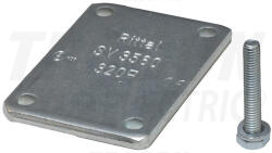 TRACON PK50/34X10 Leágazó modul, 34×10 mm-es lemezsínhez, 50mm-es sínre (PK50per34X10)
