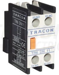 TRACON TR6DN11 Homlokoldali segédérintkező TR1D/F és TR1E kontaktorokhoz (TR6DN11)