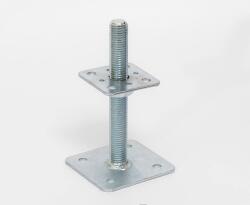  Gerendatalp, lefúrható talpas, állítható magasságú, galv. horg. , M24x330 (110/110) 110/110 (120230090)