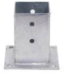  Gerendatalp, lefúrható, négyzetes, tüzihorg. , 70x70x150 (45123569)