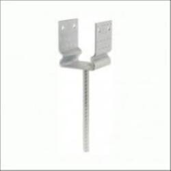  Gerendatalp, bebetonozható, rogyasztott, tüzihorg. , 100×100 (45123270)