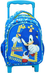 Gimsa Sonic a sündisznó gurulós ovis hátizsák, táska 30 cm GIM33481072 (GIM33481072)