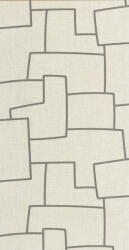  Titokzatos szabálytalan geometrikus formák inka művészeti inspirációja bézs szürkésbézs és grafitszürke tónus tapéta (201121221)