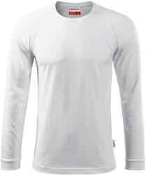 MALFINI Tricou cu mănecă lungă pentru bărbați Street LS - Albă | 2XL (1300017)