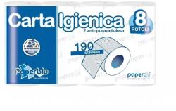 Paperdi Toalettpapír 2 rétegű kistekercses 190 lap/tekercs 8 tekercs/csomag Bluering®PI2190812 (ID8S190F8)
