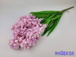  Jácint 7 ágú selyem csokor 64cm - Rózsaszín