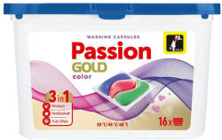 Passion Gold 3 az 1-ben folyékony mosókapszula Color (16 db) (4260145996545)