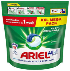 Ariel All-in-1 PODS folyékony mosókapszula Original XXL csomag (51db) (8006540899564)