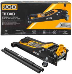 JCB Tools JCB TH33013 Alacsony profilú dupla dugattyús hidraulikus emelő, krokodil 3 t (JCB-TH33013)
