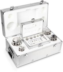 KERN súlykészlet precíziós mérlegekhez 1 mg - 5 kg alumínium dobozban, OIML F1 súlyosztály, hitelesíthető (323-086)