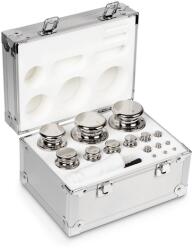 KERN súlykészlet precíziós mérlegekhez 1 g - 2 kg alumínium dobozban, OIML F1 súlyosztály (324-076)