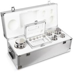 KERN & SOHN súlykészlet precíziós mérlegekhez 1 g - 10 kg alumínium dobozban, OIML F1 súlyosztály (324-096)