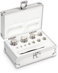 KERN súlykészlet precíziós mérlegekhez 1 g - 200 g alumínium dobozban, OIML F1 súlyosztály (324-046)