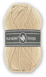 DURABLE Soqs 423 Cream Tan - bézs gyapjú zoknifonal