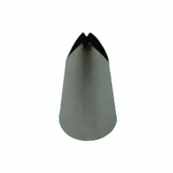  Levél habzsák díszítőcső- 1 darab, 4, 5 cm