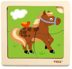  Puzzle 4 db-os - Lovas