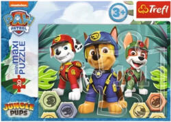 Trefl Mancs Őrjárat minimaxi Puzzle 20 db-os Jungle Pups Trefl (21145)
