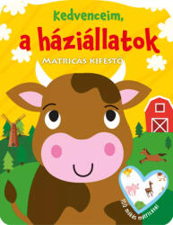  Kedvenceim, a háziállatok - matricás kifestő