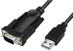 LogiLink CABLU USB LOGILINK adaptor USB 2.0 (T) la Serial DB9M (9-pin)(RS232)(T) 1.5m negru "AU0048A (4052792067767)