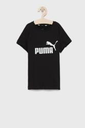 PUMA gyerek pamut póló 587029 fekete - fekete 110