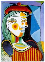 Inne olajfesték reprodukció Pablo Picasso, Kobieta w czerwonym berecie - többszínű Univerzális méret