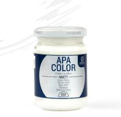 FERRARIO Color akrilfesték, 150 ml - 01, titanium white