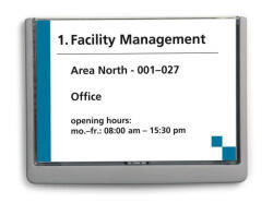 Durable Irányítótábla, 210x148mm, Durable szürke (51744)