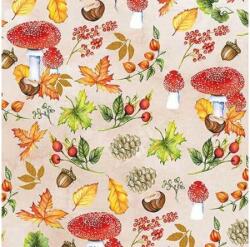 Ambiente AMB. 13313480 Autumn Pattern papírszalvéta 33x33cm, 20db-os (8712159156874)