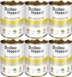 Dolina Noteci Premium Senior chicken with carrots & basil 6x400 g